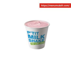 P'tit Milkshake au Lait Bio Saveur Fraise