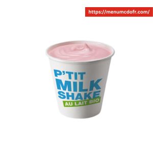 P'tit Milkshake au Lait Bio Saveur Fraise